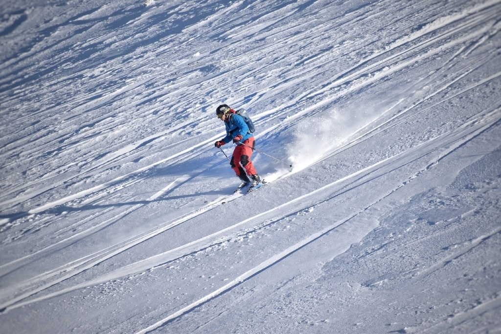 downhill skier