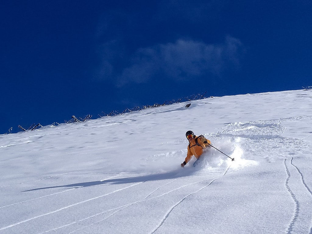 ski downhill