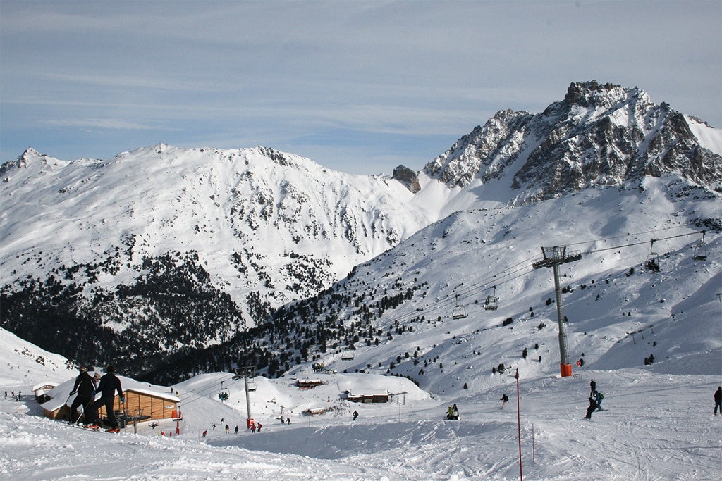 ski resort in Meribel