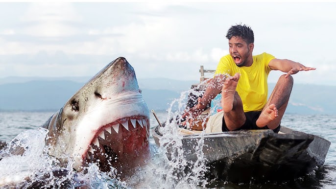 Un bateau percute un grand requin blanc : une première filmée ?
